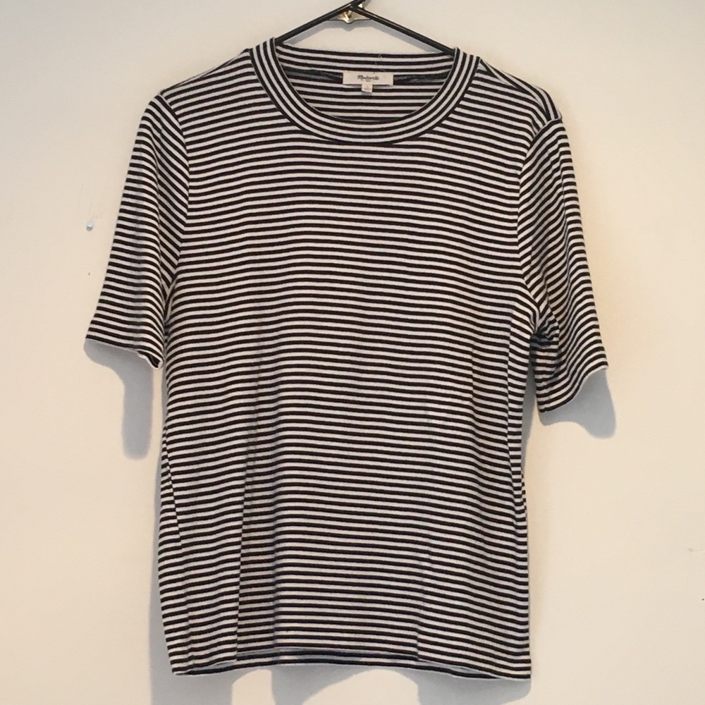 Madewell - Lo-go Tee in Mini Stripe